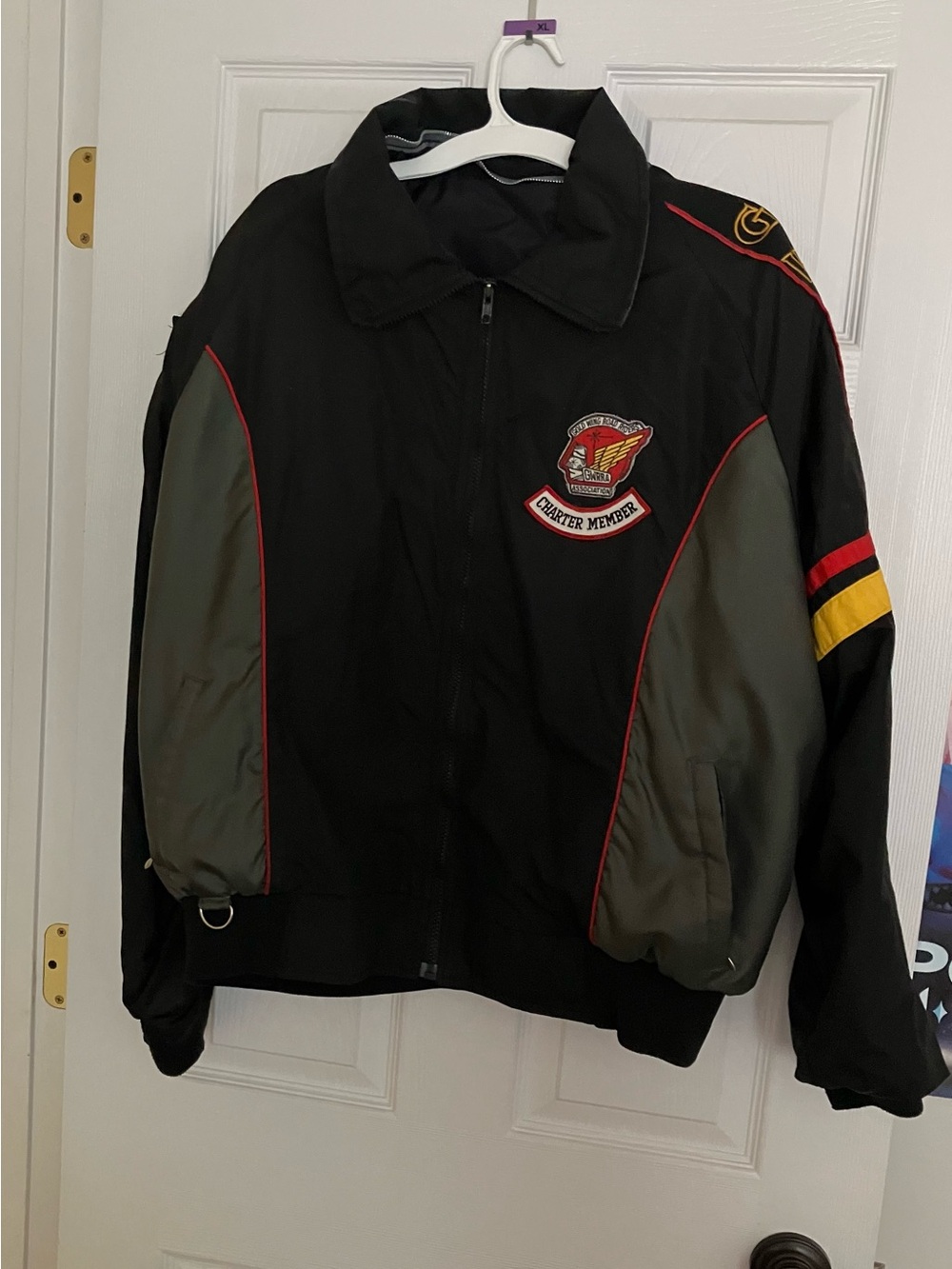Vintage 80s Honda Goldwing Road Riders  Association Motorcycle Jacket Mens XXL